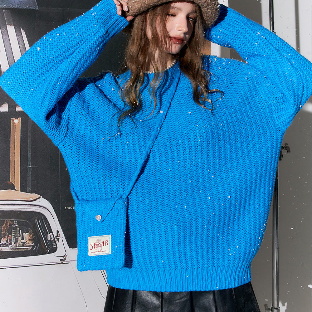 
                  
                    ELFSACK Free Bag Kawaii Christmas Sweater Women 2023 Winter New Korean Fashion Tops
                  
                