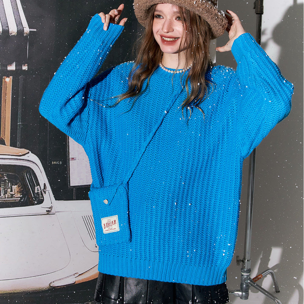 
                  
                    ELFSACK Free Bag Kawaii Christmas Sweater Women 2023 Winter New Korean Fashion Tops
                  
                