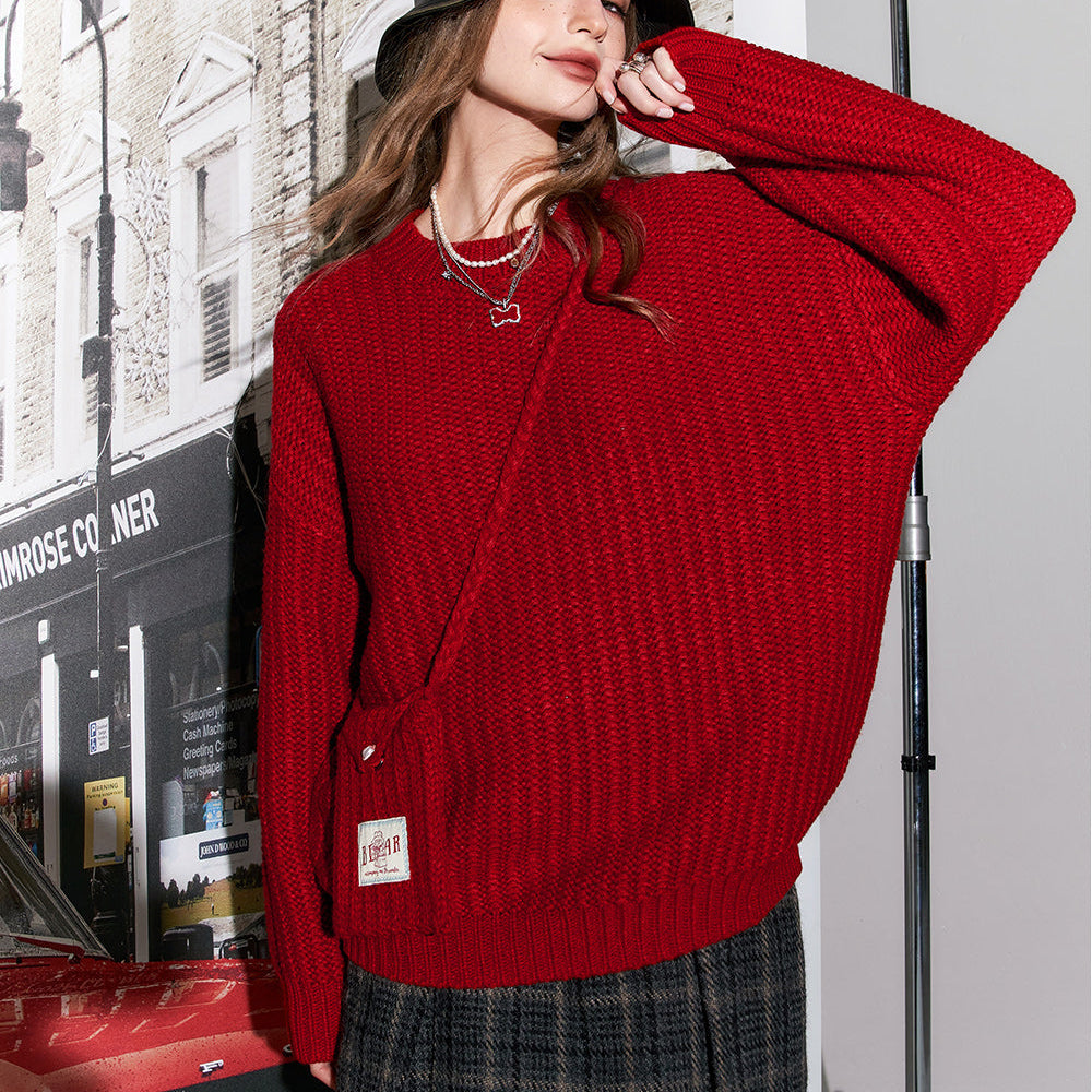 
                  
                    ELFSACK Free Bag Kawaii Christmas Sweater Women 2023 Winter New Korean Fashion Tops
                  
                